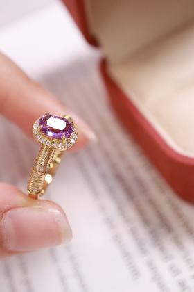 1.08ct 蓝宝石戒指