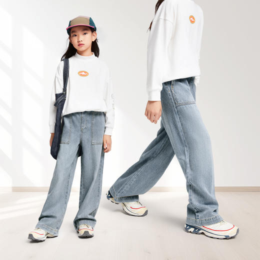 女童牛仔单裤秋季新款安奈儿童装EG436517 商品图1