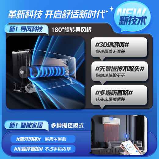 美的（Midea）空调挂机 1.5匹 风尊 科技版KFR-35GW/N8MXC1 商品图2