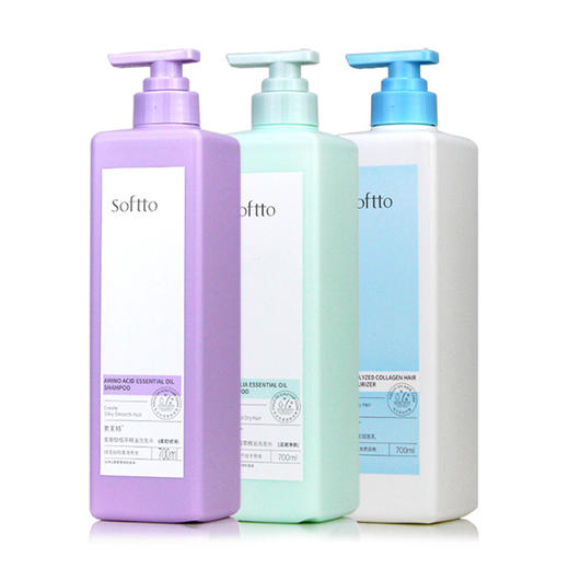SOFTTO索芙特氨基酸洗发水 男女清爽去头屑柔顺滋润洗头膏留香洗发护发素 商品图4