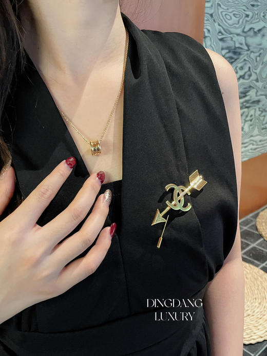 CHANEL vintage 1991 双c 箭头 胸针 商品图1