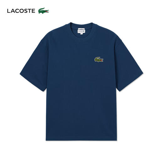 Lacoste【王一博同款】法国鳄鱼情侣款新款休闲T恤TH2745-10 商品图0