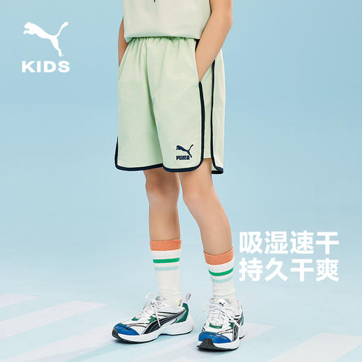 PUMA彪马官方正品 新款儿童夏季短裤吸湿弹力透气潮流 商品图0