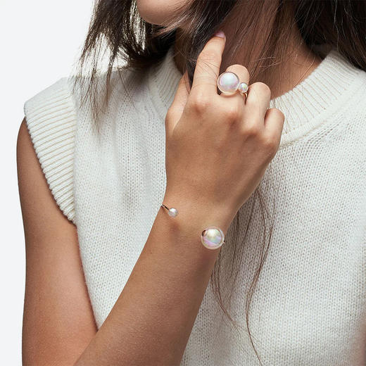 订购6周到｜La môme bijou-Bulles-戒指  玫瑰金色（中号）［法国设计师］ 商品图1