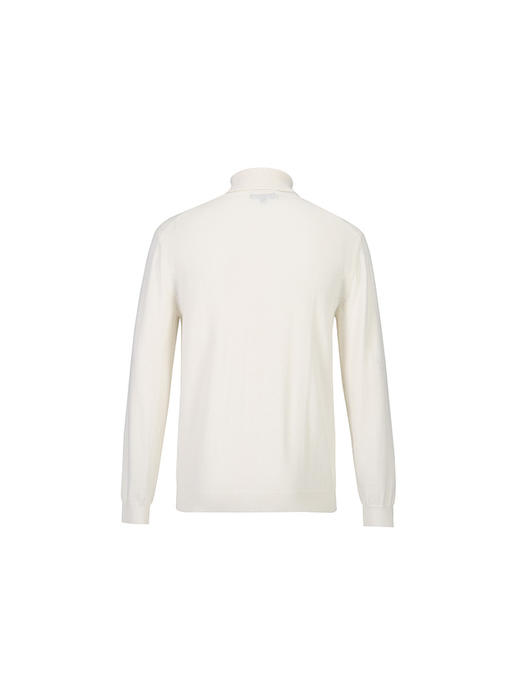 callisto白色羊毛混纺长袖毛衣 商品图1