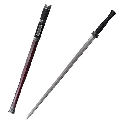 天玑剑 龙泉沈广隆一体宝剑  收藏传统宝剑 非遗宝剑 未开刃 商品图7