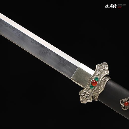 紫英唐刀 唐刀剑 龙泉沈广隆剑铺 手工传统宝刀 收藏工艺刀   sgl-5008未开刃 商品图6