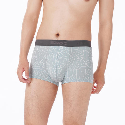 都市丽人都市锋尚内裤潮流时尚平角裤40S人棉男士内裤FKTCF7 商品图1