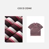 COCO ZONE 休闲打底衫百搭圆领短袖毛针织衫24C10291 商品缩略图2