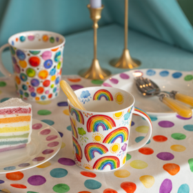 【丹侬DUNOON】英国丹侬Dunoon骨瓷水杯  Cairgorm 杯型 彩虹之上