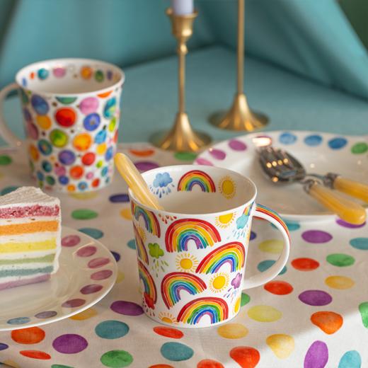 【丹侬DUNOON】英国丹侬Dunoon骨瓷水杯  Cairgorm 杯型 彩虹之上 商品图0