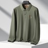 【新款DK】大依优型大码长袖Polo衫翻领男士加肥加大休闲大码男装宽松长袖体恤上衣 商品缩略图5