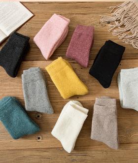 【寒冬不冻脚】羊毛袜 34%羊毛含量 毛圈内里 自发热纤维 加绒超厚抗寒