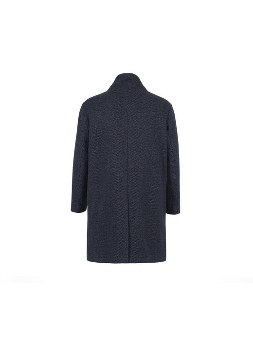 callisto藏青色绵羊毛大衣 商品图1