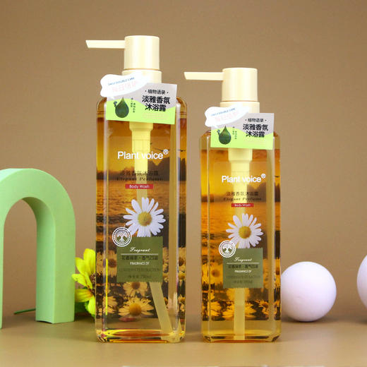 Plant voice沐浴露 植物语录淡雅香氛沐浴露  清润香氛持久 留香家庭装男女通用全身滋润美肌 商品图1