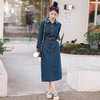 牛仔翻领连衣裙，韩版时尚气质显瘦中长款裙HR-HSYL2831 商品缩略图3