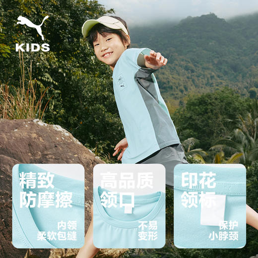 PUMA彪马官方正品 新款儿童男童圆领短袖T恤宽松休闲潮时尚 商品图4