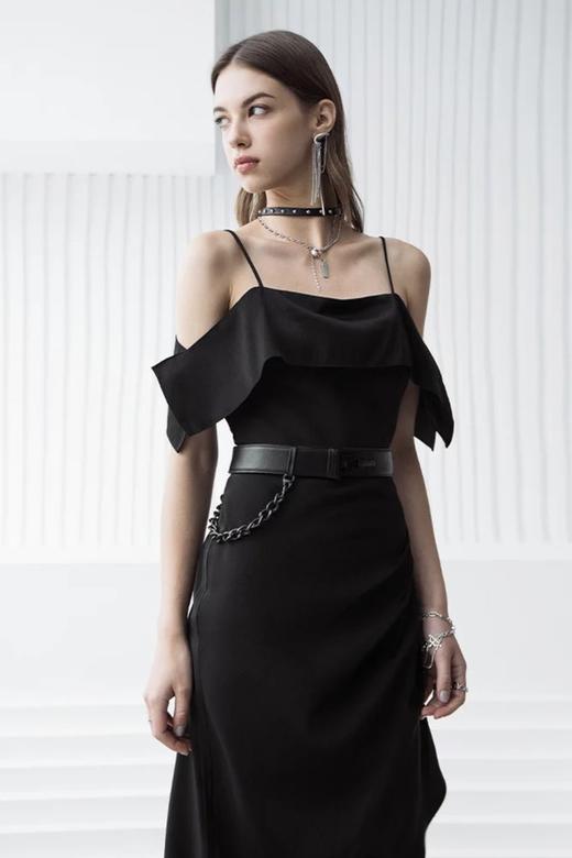 PUNK RAVE 吊带不规则露肩连衣裙 13620 商品图2