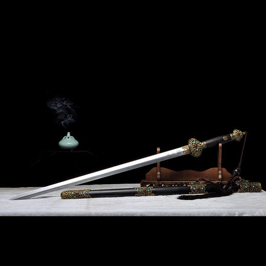 龙泉清风剑 沈广隆剑铺龙泉沈广隆宝剑手工剑仿古剑传统剑收藏剑 sgl-3103 未开刃 商品图5