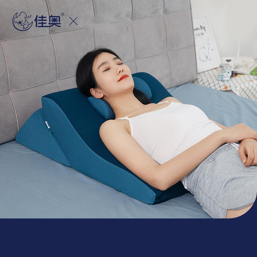 「卧床看书/追剧/孕妈 腰部释压的好帮手」佳奥床头腰垫 | 饱满承托 撑腰护颈  支撑不易变形 软而不塌 半躺坐卧 一垫搞定 商品图4