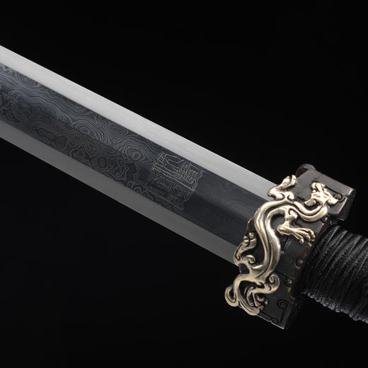 傲龙汉剑 手工传统龙泉沈广隆宝剑 收藏镇宅宝剑 未开刃sgl-6039 商品图4