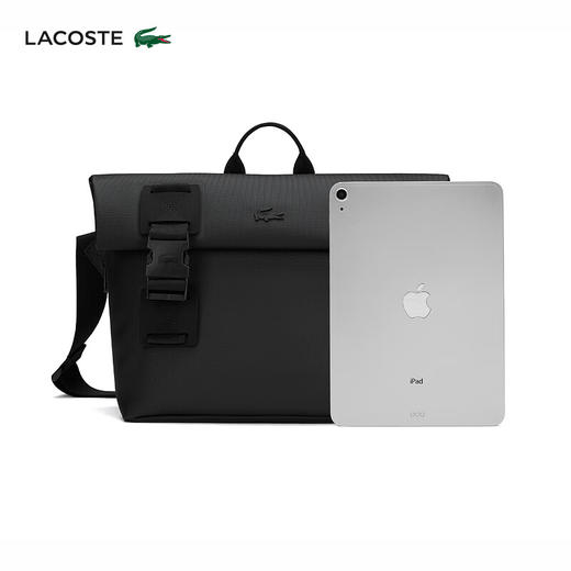 Lacoste法国鳄鱼男士新款时尚潮流拉链搭扣通勤斜挎包NH4439OO 商品图3