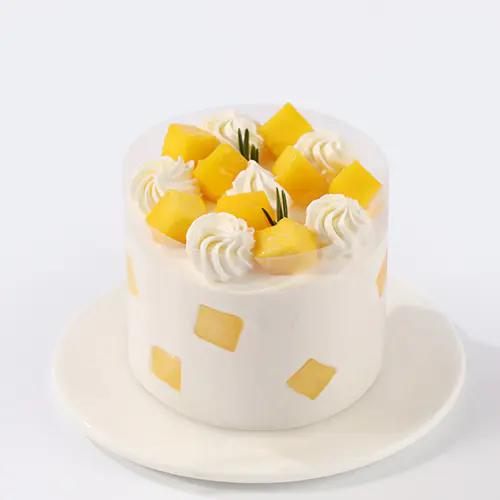 仅限赣州【长按首图识别二维码】发起砍价与好友助力成功一块吃吧！19.9元紫芋啵啵蛋糕&清雪芒芒2选1，新鲜芒果清新爽口Q弹啵啵+粉糯芋泥，一口Q弹一口丝滑 商品图1