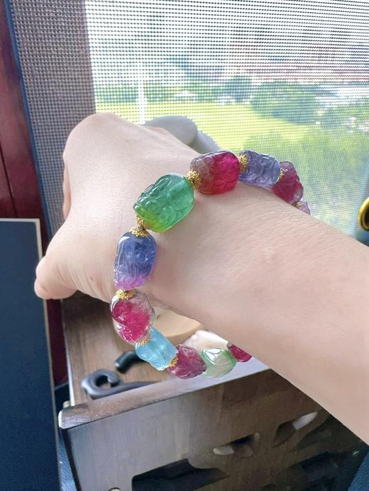 24.2g 雕刻碧玺手链 商品图8