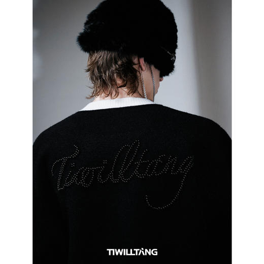 TIWILLTANG启世录“珠秩域澈”小香风圆领开衫 商品图3