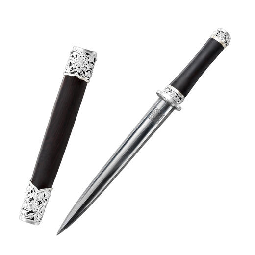 迷你小龙泉 龙泉短剑礼品短剑收藏剑沈广隆剑铺龙泉沈广隆宝剑 sgl-7006 未开刃 商品图7