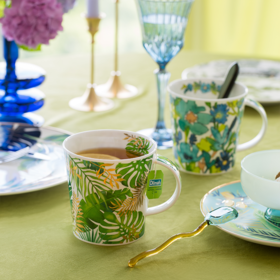 【丹侬DUNOON】英国丹侬Dunoon骨瓷水杯  Cairgorm 杯型 巴厘岛植物