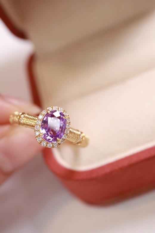 1.08ct 蓝宝石戒指 商品图4