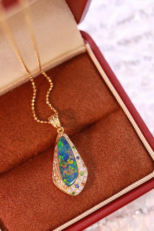 2.74ct 欧泊项链 商品图7