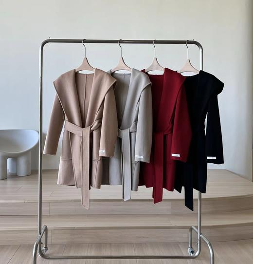 ⁵清仓159元【连帽羊毛大衣】原3999元 腰带无纽扣款 【AL3319】YY05-QTT-YTHP 商品图4