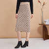 EITIE爱特爱气质优雅通勤百搭时尚高腰包臀a字针织半身裙24春新款A2401303 商品缩略图6