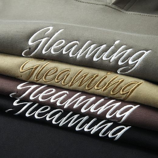 【新款DK】大依优型大码男装印花连帽卫衣长袖T恤加肥加大胖子上衣男士打底T恤休闲帽衫 商品图2