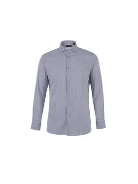 callisto蓝色意大利面料长袖衬衫