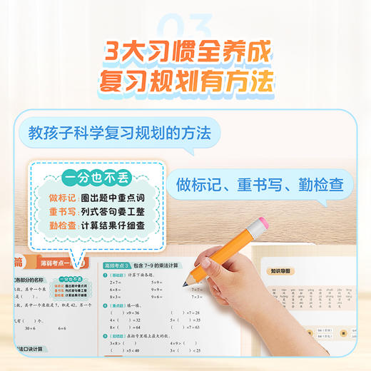 单元归类复习 语文&数学 1-6年级上册 单元知识高效学习 商品图4