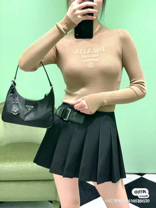 针织打底衫 灰色 驼色 商品图4