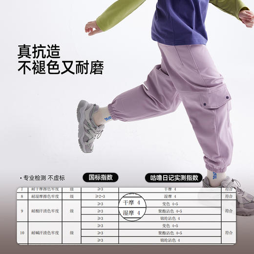 【咕噜日记】【耐磨软壳工装】儿童立体口袋印花工装裤 PQK2403 商品图2