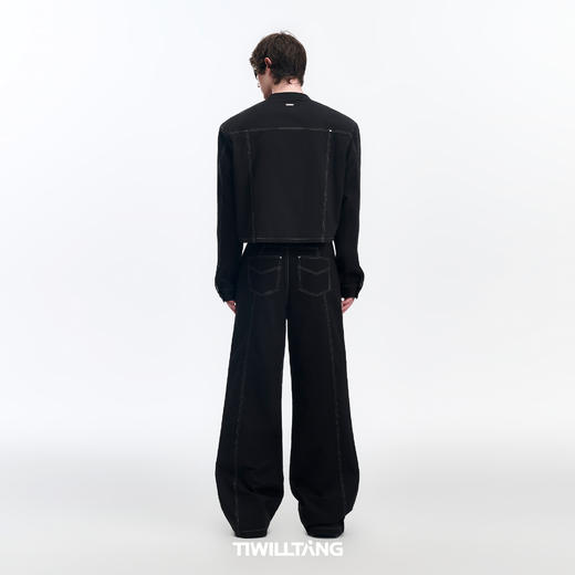 TIWILLTANG启世录撞色线立领套装夹克 商品图1