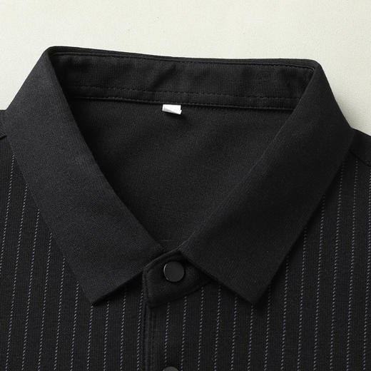 【DWP】大依优型大码长袖Polo衫翻领男装加肥加大体恤大号上衣胖子 商品图4