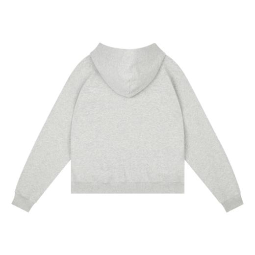 WassupHouse银牌狗狗印花插袋短宽连帽卫衣 商品图8