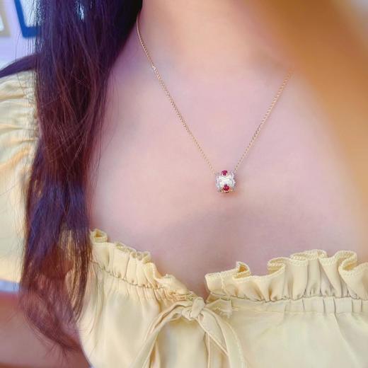 0.93ct 红宝石项链 商品图6