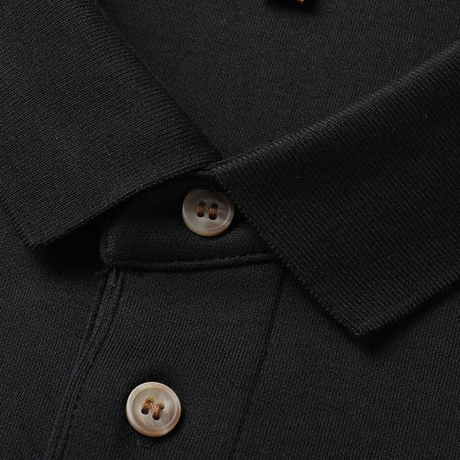 【新款DWP】大依优型大码长袖Polo衫翻领男装加肥加大体恤大号上衣胖子 商品图4