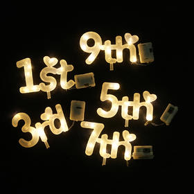 网红数字发光灯牌（单拍不发货）