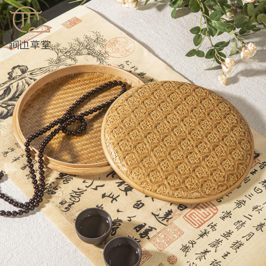 纯手工精编茶饼盒(收纳盒) 商品图1