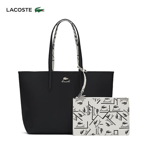 Lacoste法国鳄鱼女士新款时尚休闲正反两用托特包NF4742AS 商品图0