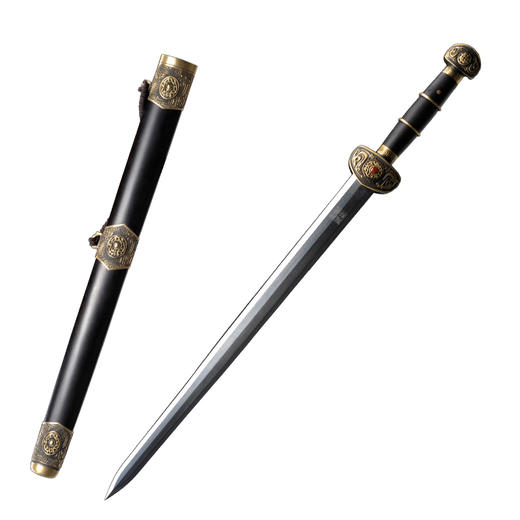 泰合剑 八面刃 沈广隆汉剑 龙泉花纹钢汉剑 高端收藏汉剑 sgl-3132未开刃 商品图7