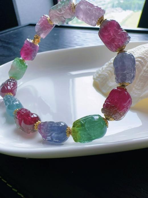 24.2g 雕刻碧玺手链 商品图2